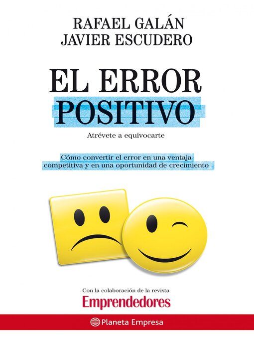Title details for El error positivo by Hachette Filipacchi, S.L. - Available